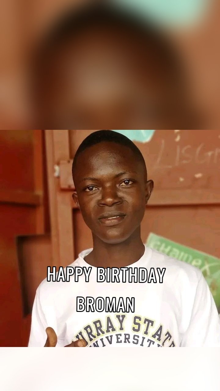 Happy Birthday Broman